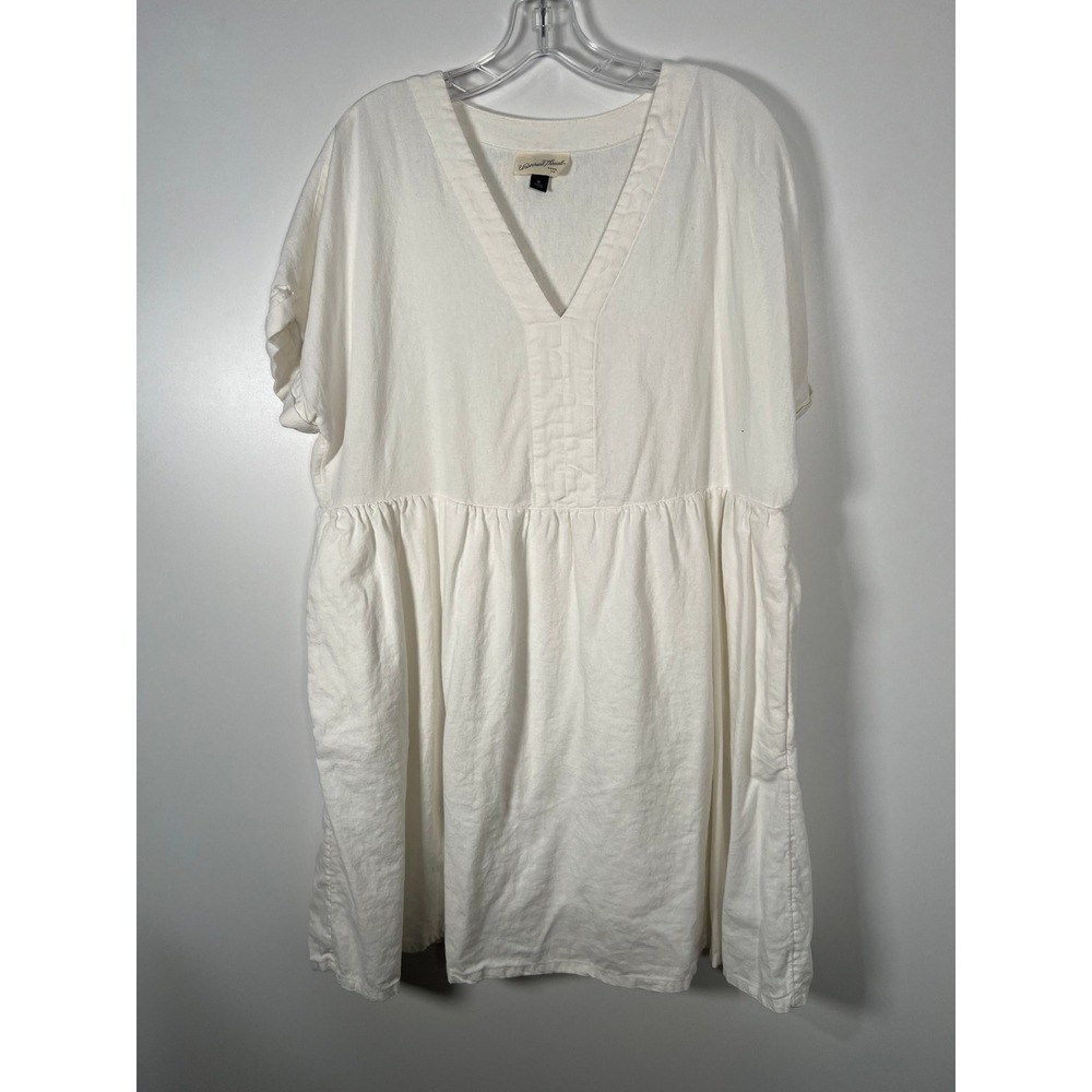 Universal Thread Cream V-Neck Mini Dress